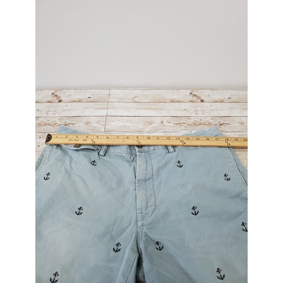 Polo Ralph Lauren Coastal Nautical Embroidered Nautical Anchor Shorts Sz 36 - Picture 6 of 8